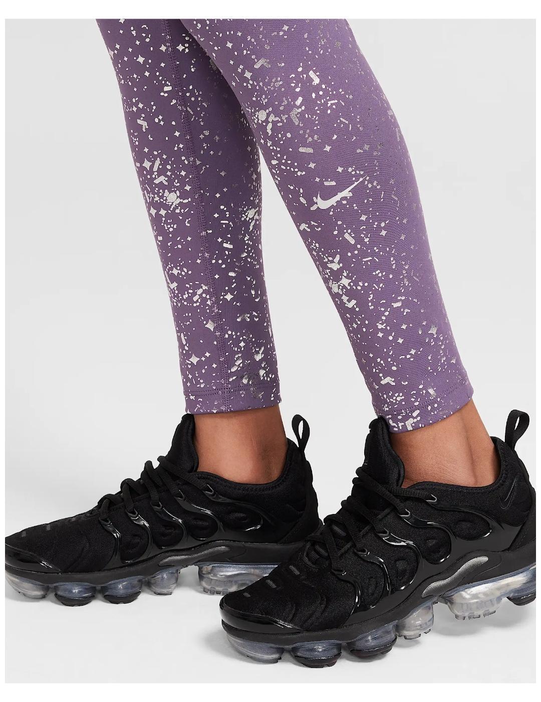 Leggings para Niña Nike Yg one Morado 4/4