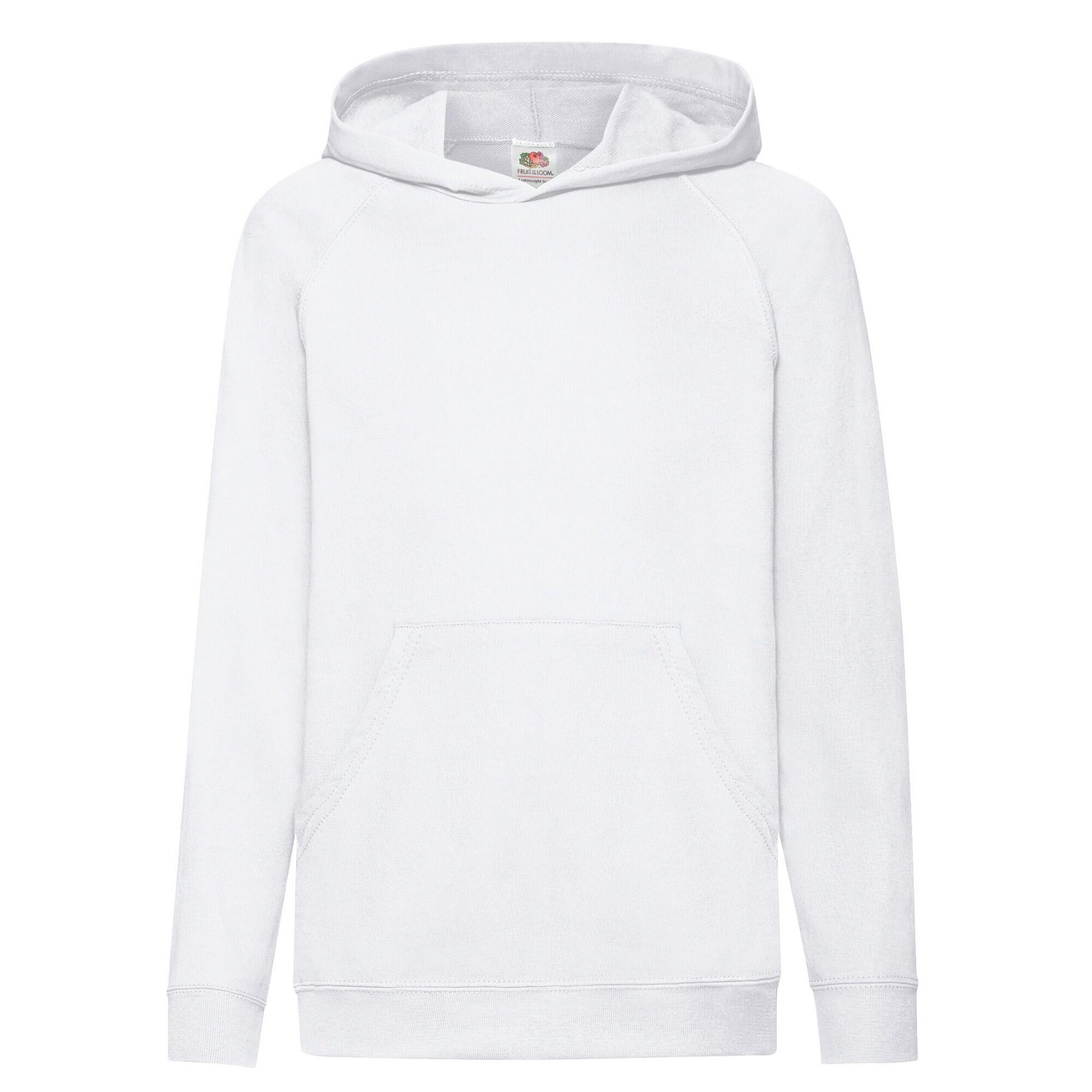 Fruit Of The Loom - Sweat À Capuche Enfant (blanc) - Sweat-shirt - Blanc - 5-6 Ans / 116-122 Cm - Decathlon