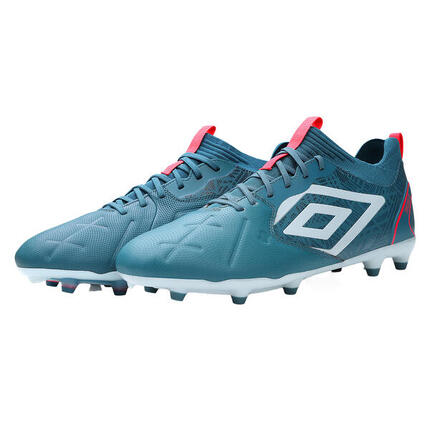 Chaussures À Crampons Pour Terrain Ferme TOCCO PRO Homme (Bleu Canard / Blanc /