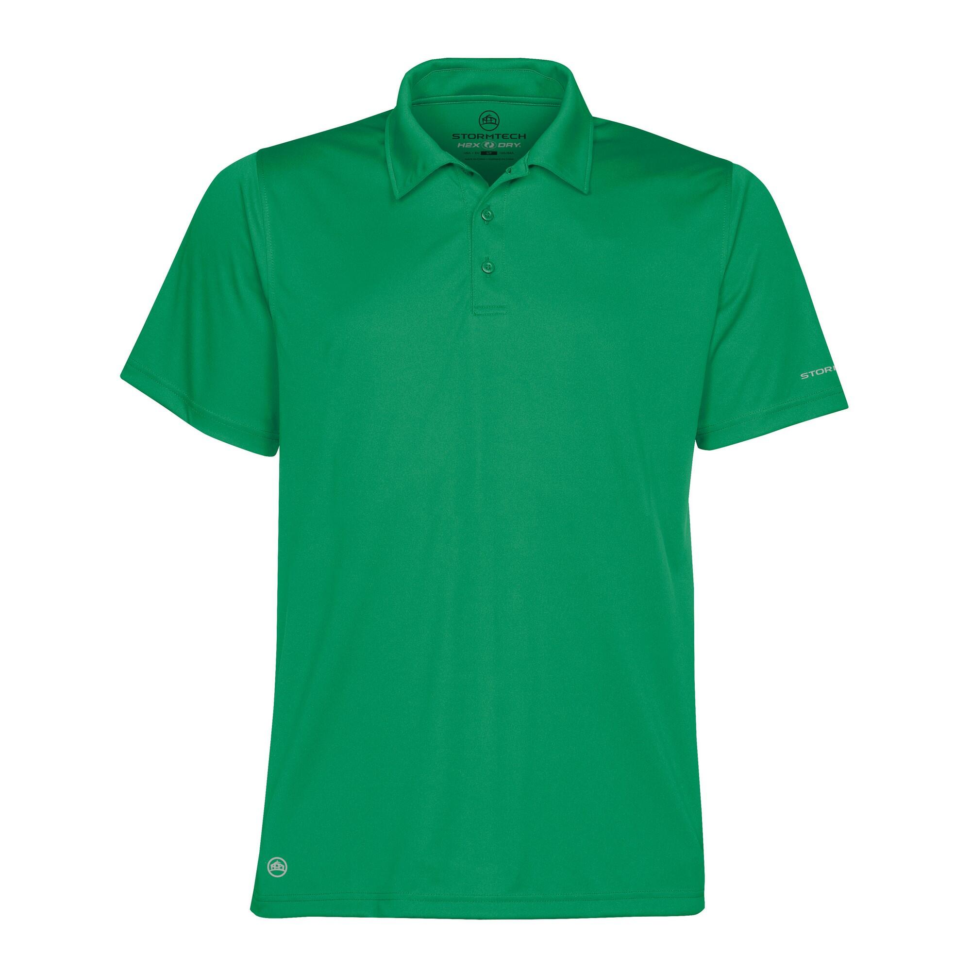 STORMTECH Mens Short Sleeve Sports Performance Polo Shirt (Kelly Green)