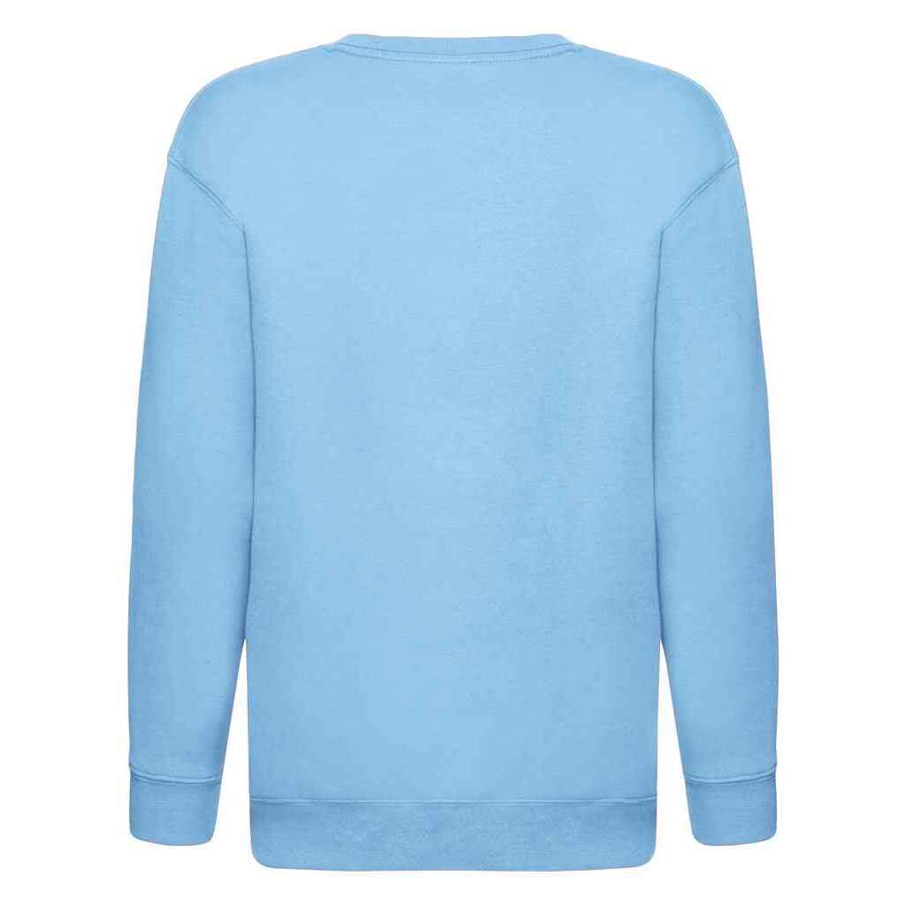 "Premium" Sweatshirt Überschnittene Schulter für Kinder Himmel 2/3