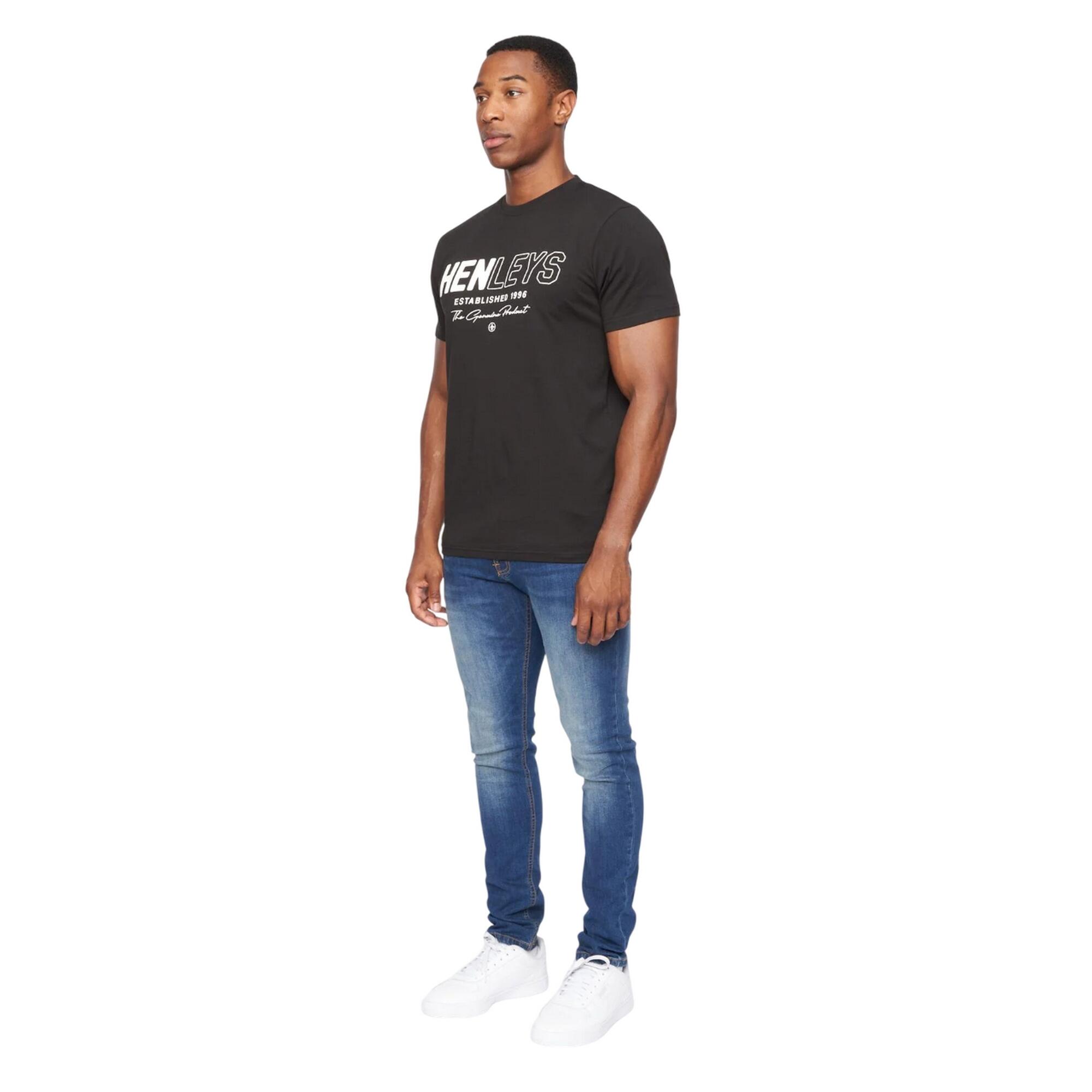 Mens Melvern TShirt (Black) 3/3