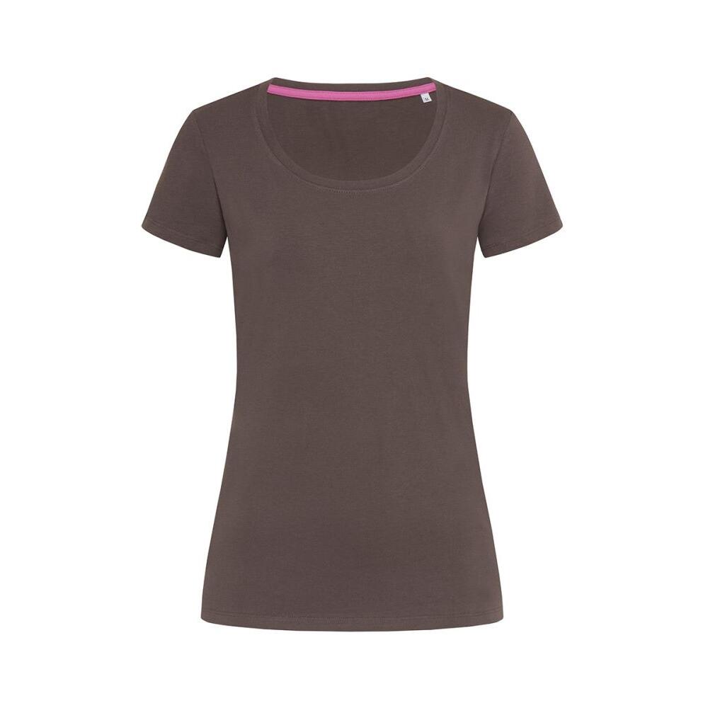 Stedman - Tshirt Claire Femme (chocolat Foncé) - T-shirt Manches Courtes - Marron - S - Decathlon