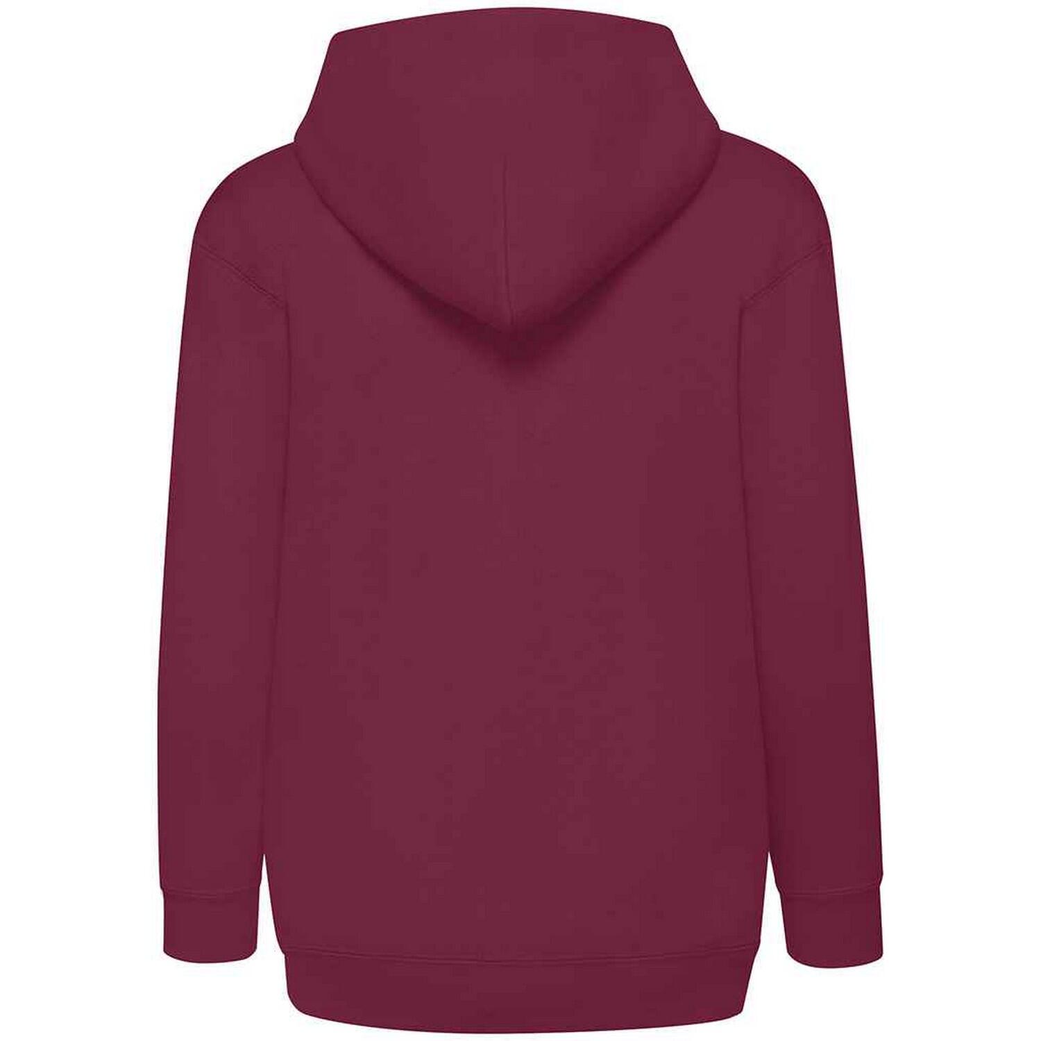 Sweatshirt, mit Kapuze für Kinder Burgunder 3/5
