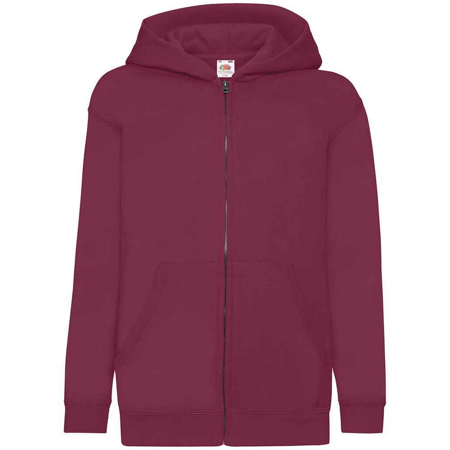 Sweatshirt, mit Kapuze für Kinder Burgunder 2/5