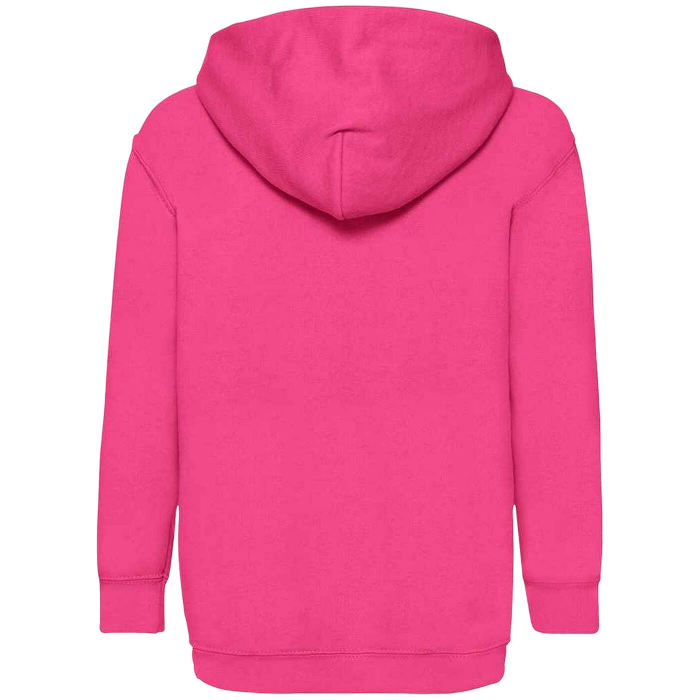 ältere Kapuzen Pullover Klassik 8020 Kinder Fuchsie 2/3