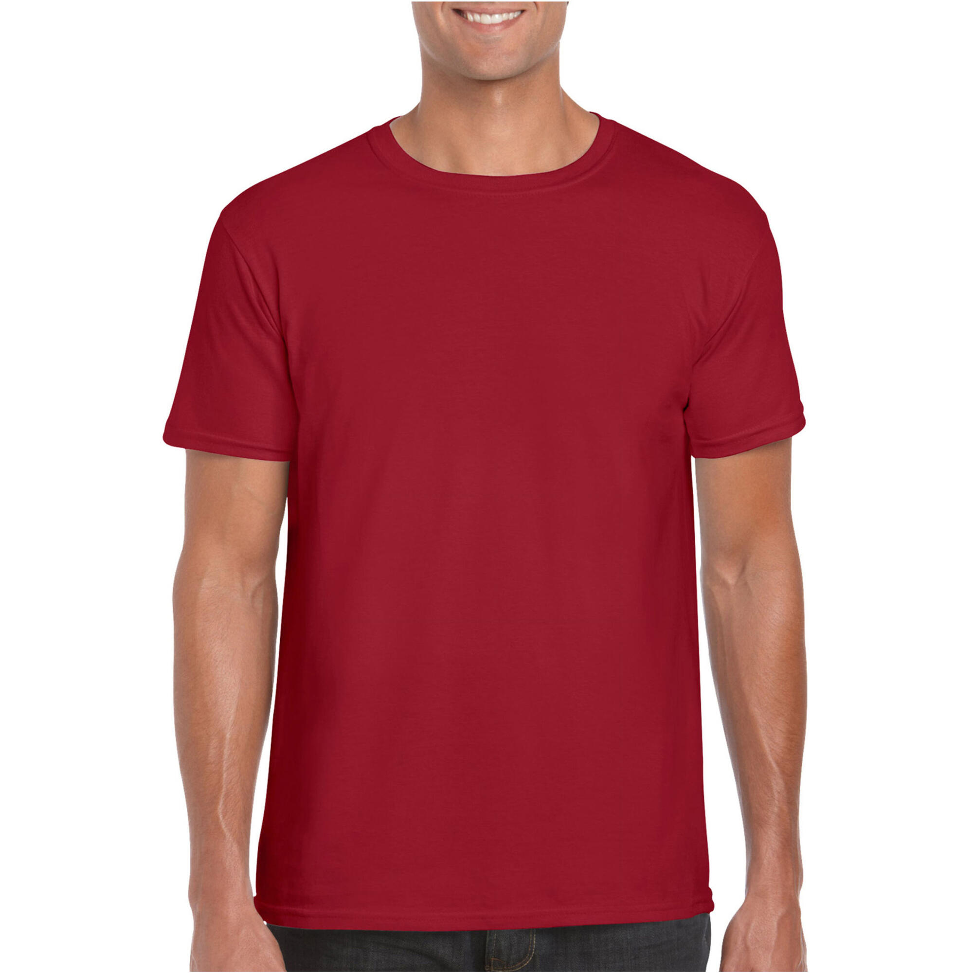 SoftStyle TShirt, Kurzarm, Rundhalsausschnitt Herren Scharlachrot 3/3