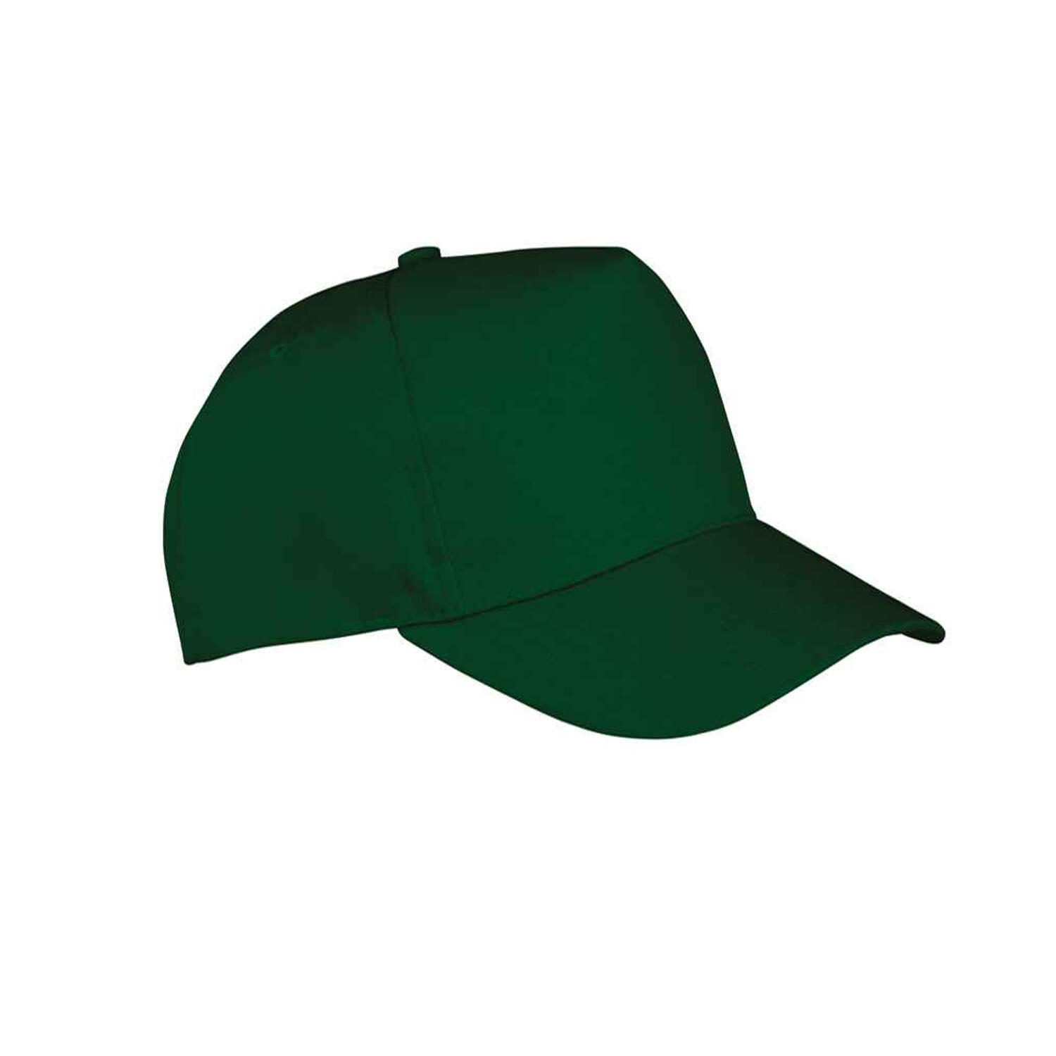 "Boston" BaseballMütze 5 Segmente für Kinder Flaschengrün 2/2