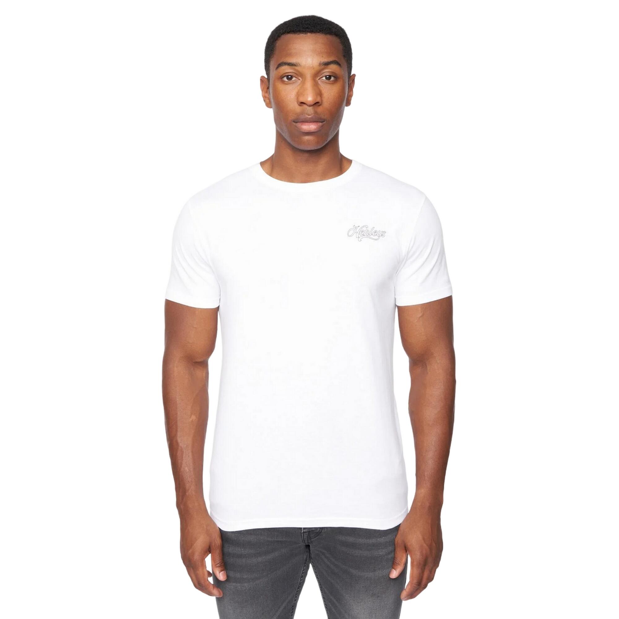Mens Script TShirt (Pack of 5) (White/Grey/Black) 3/4