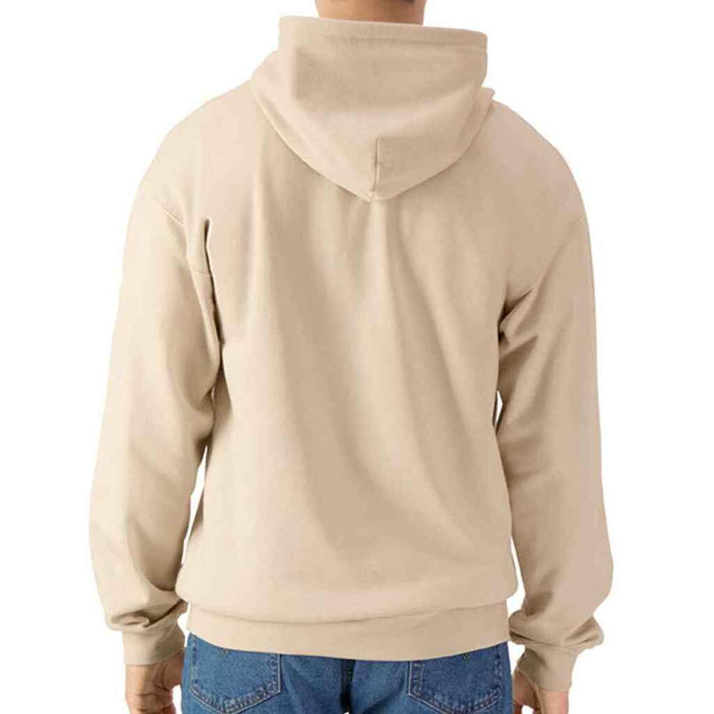 Felpa Con Cappuccio E Zip Intera Uomo Gildan Softstyle Sabbia 2/3