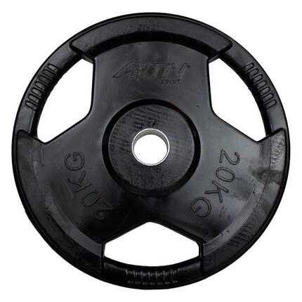 Aktivsport Gummierte Hantelscheibe 1,25 kg 51 mm