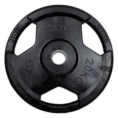 Aktivsport Gummierte Hantelscheibe 2,5 kg 51 mm