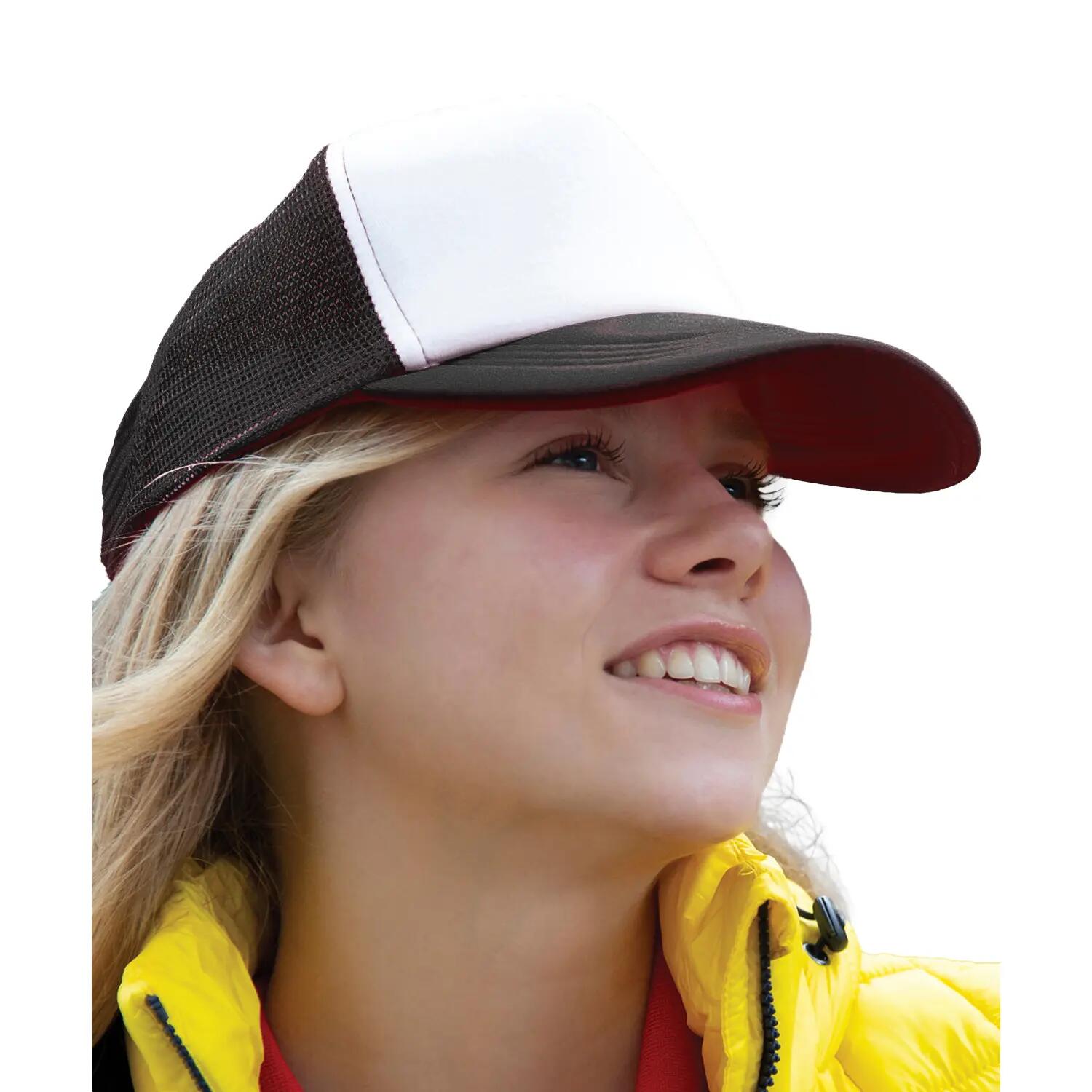 Casquette Trucker DETROIT (Noir / Blanc) 2/3