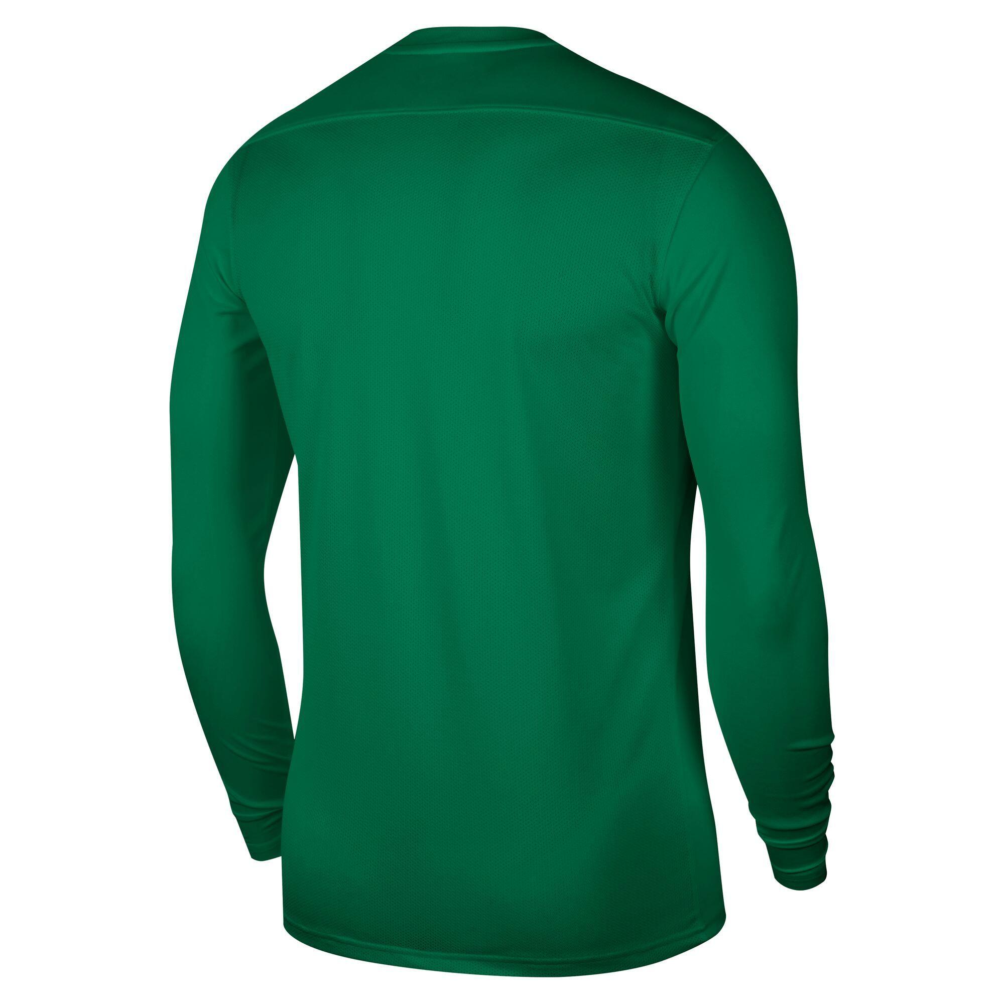 Maglie maniche lunghe da calcio  uomo nike verde 2/4