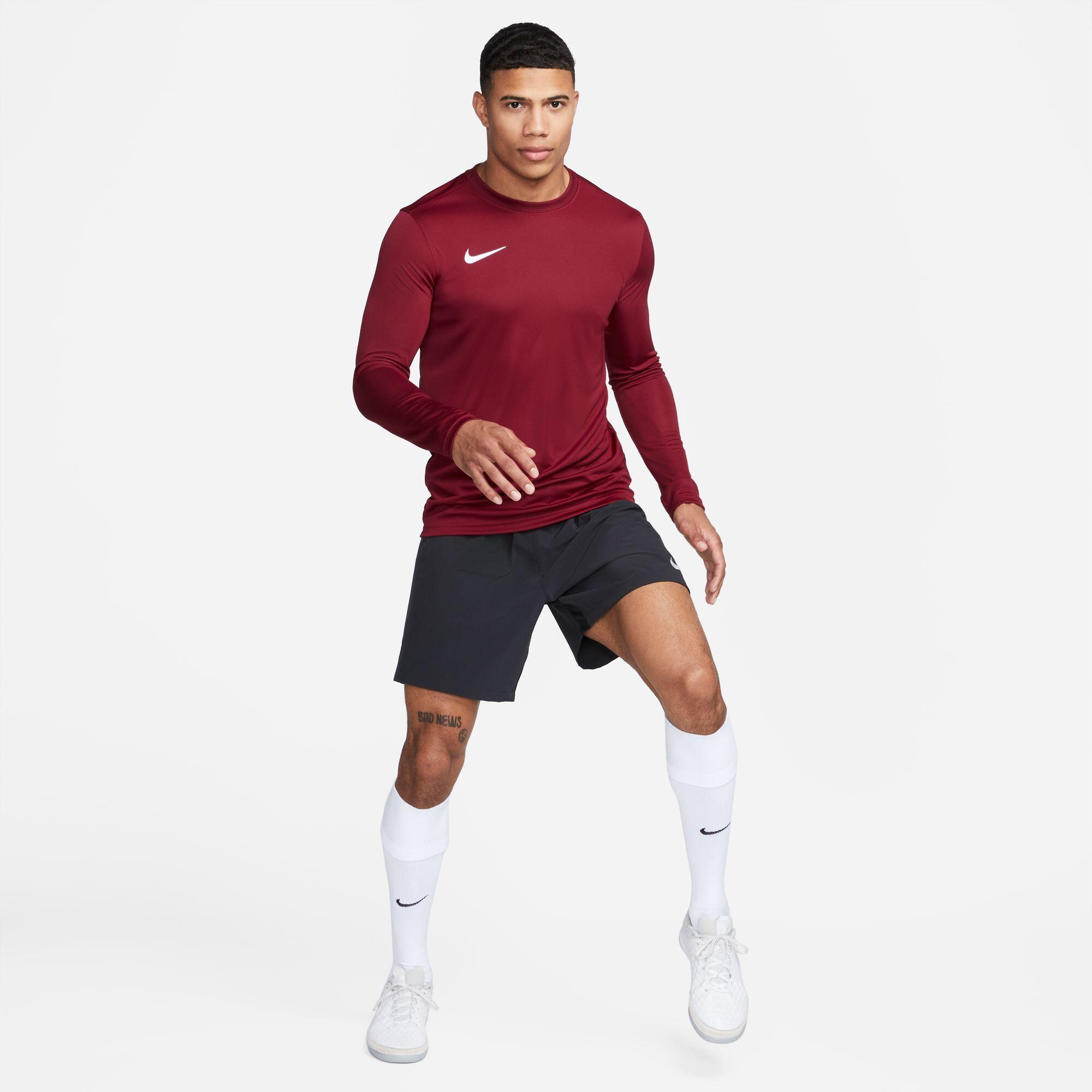 Maglie maniche lunghe da calcio  uomo nike bordeaux 3/6