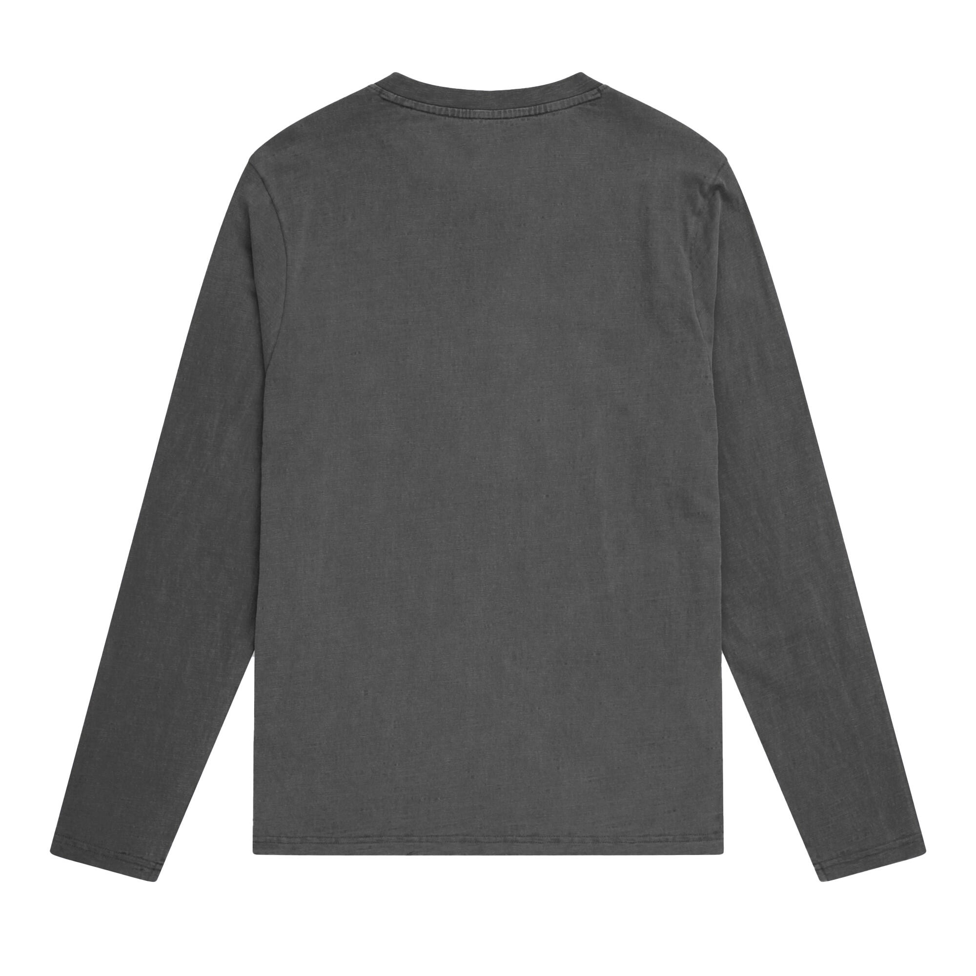 Mens Noah Henley TShirt (Charcoal) 2/4