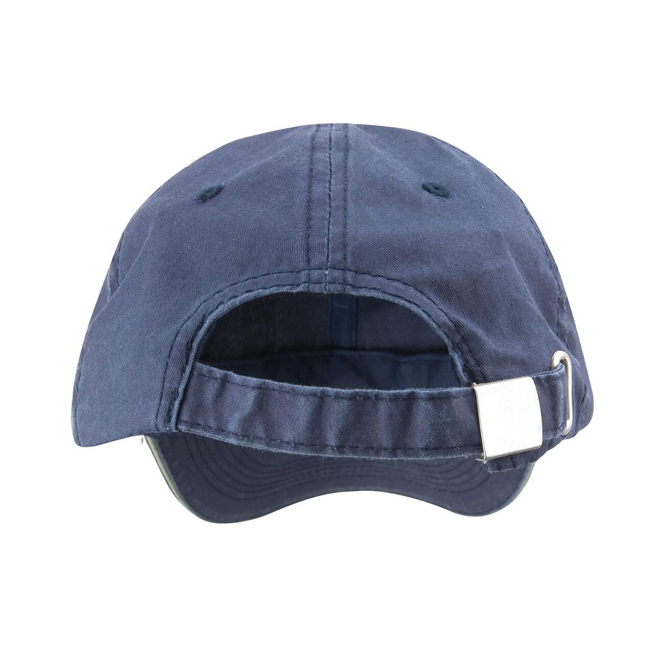 Washed Baseball Cap (Navy) 2/3