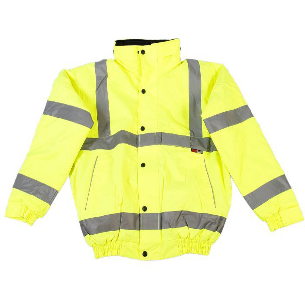 Memphis Warnschutzjacke Warnjacke HiVisJacke Herren Neongelb 2/3