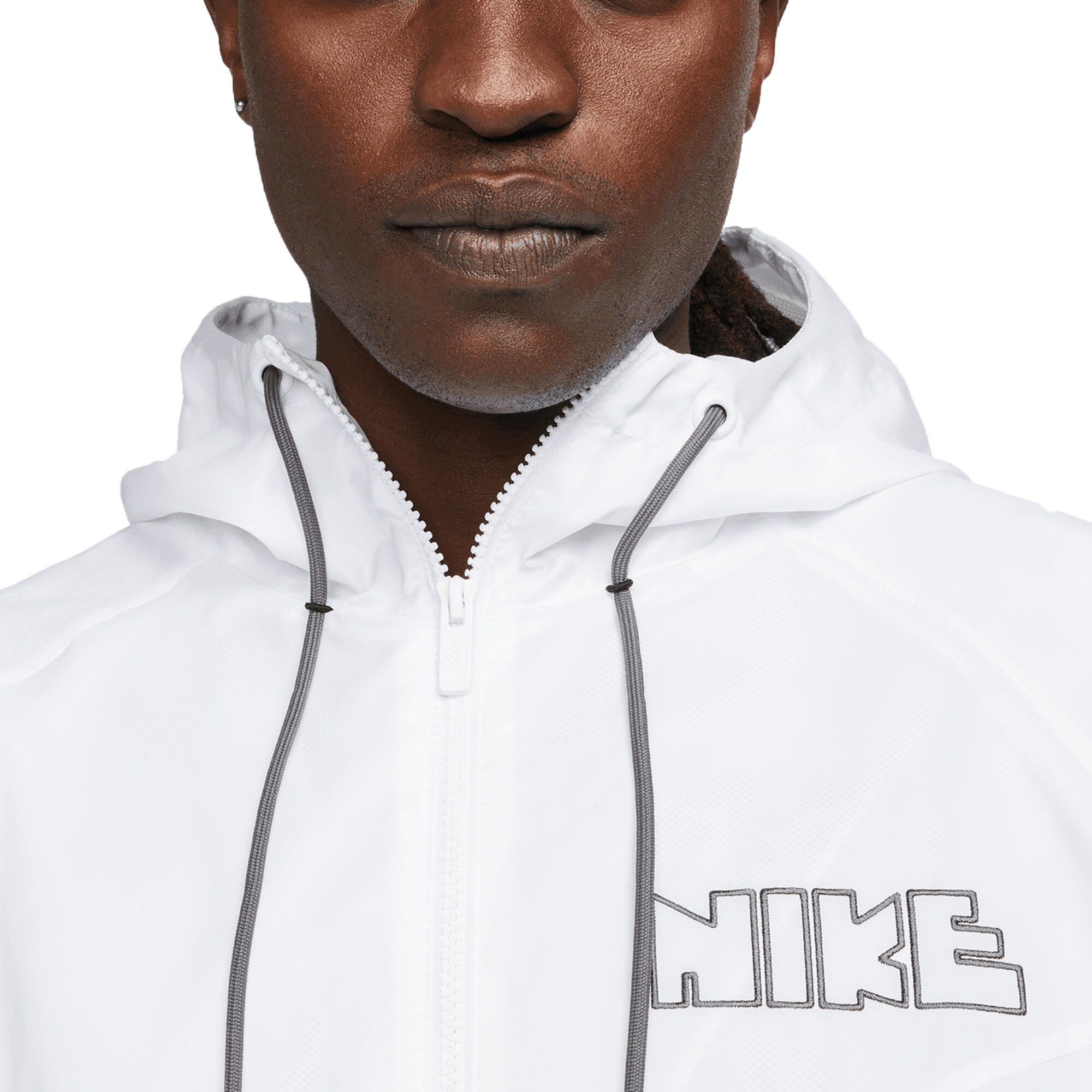 Chaqueta Windrunner Woven Lined Talla XL Blanco - DX0694-100 3/4
