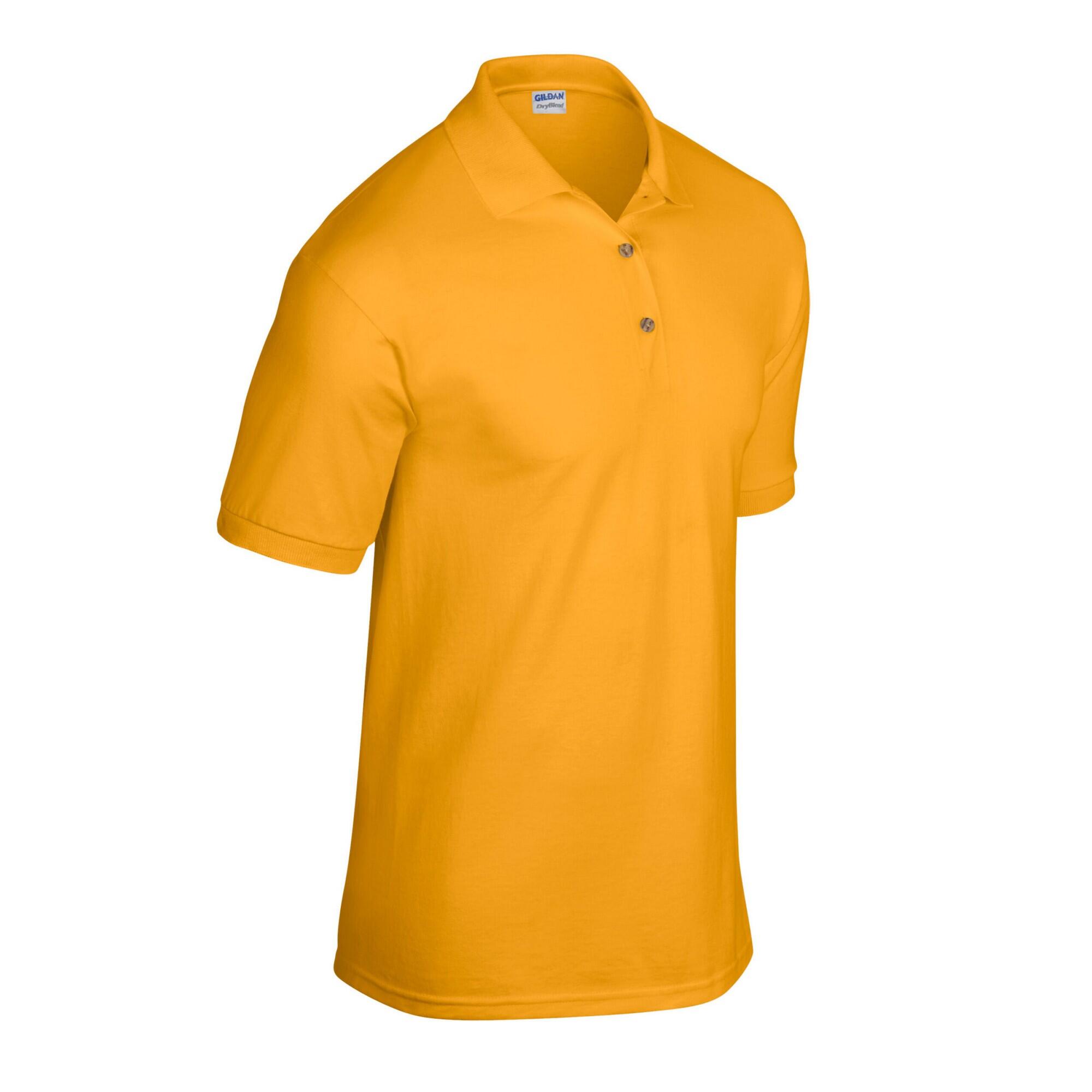 Maglietta Polo Uomo Gildan Oro 3/3