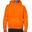 Sweat À Capuche Adulte (Orange Fluo)