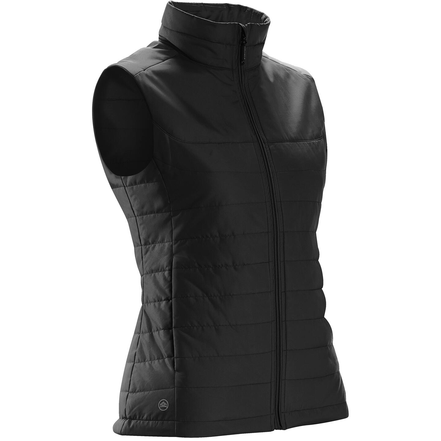 Womens/Ladies Nautilus Quilted Gilet (Black) 3/3