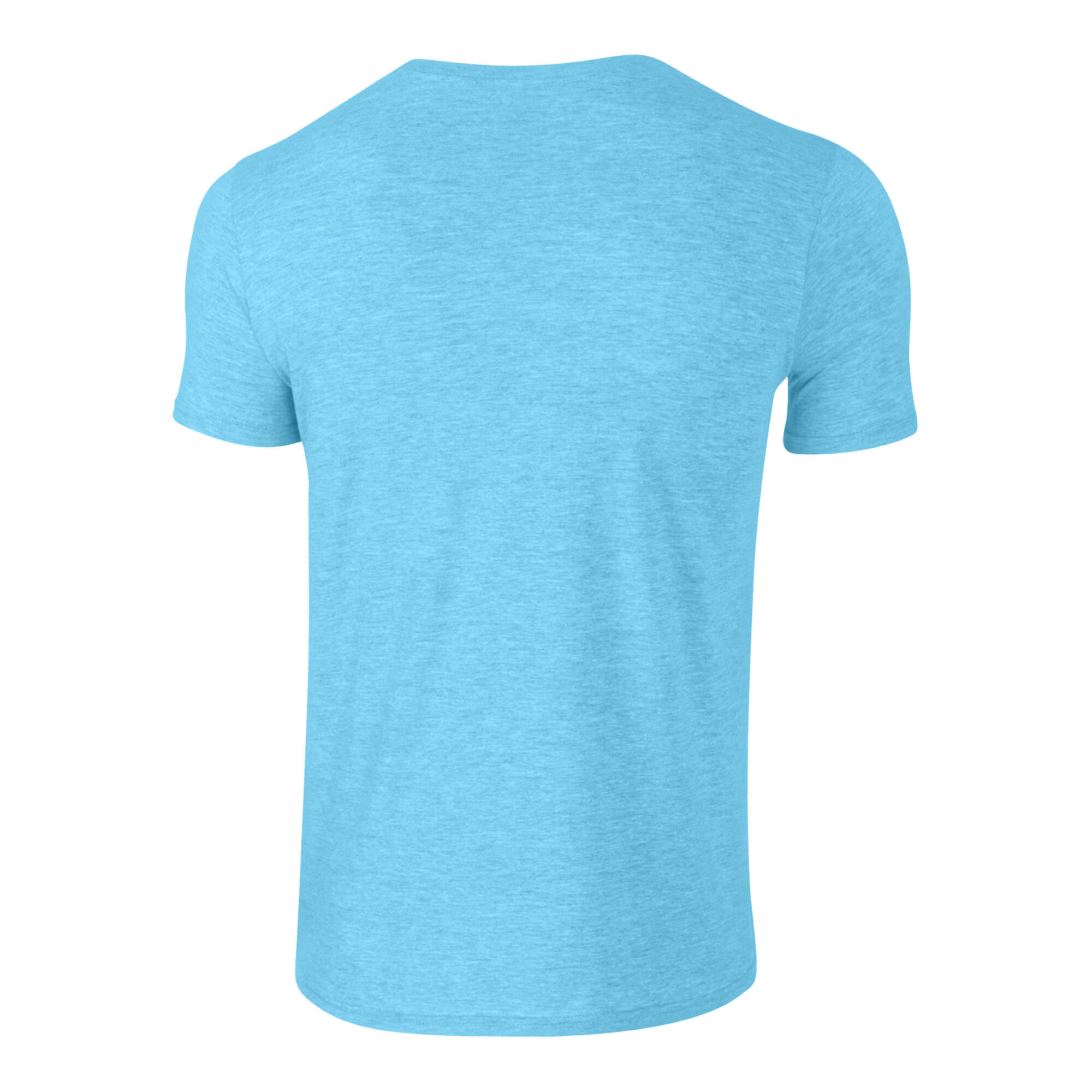 Mens Softstyle Heather TShirt (Sky Blue) 2/2