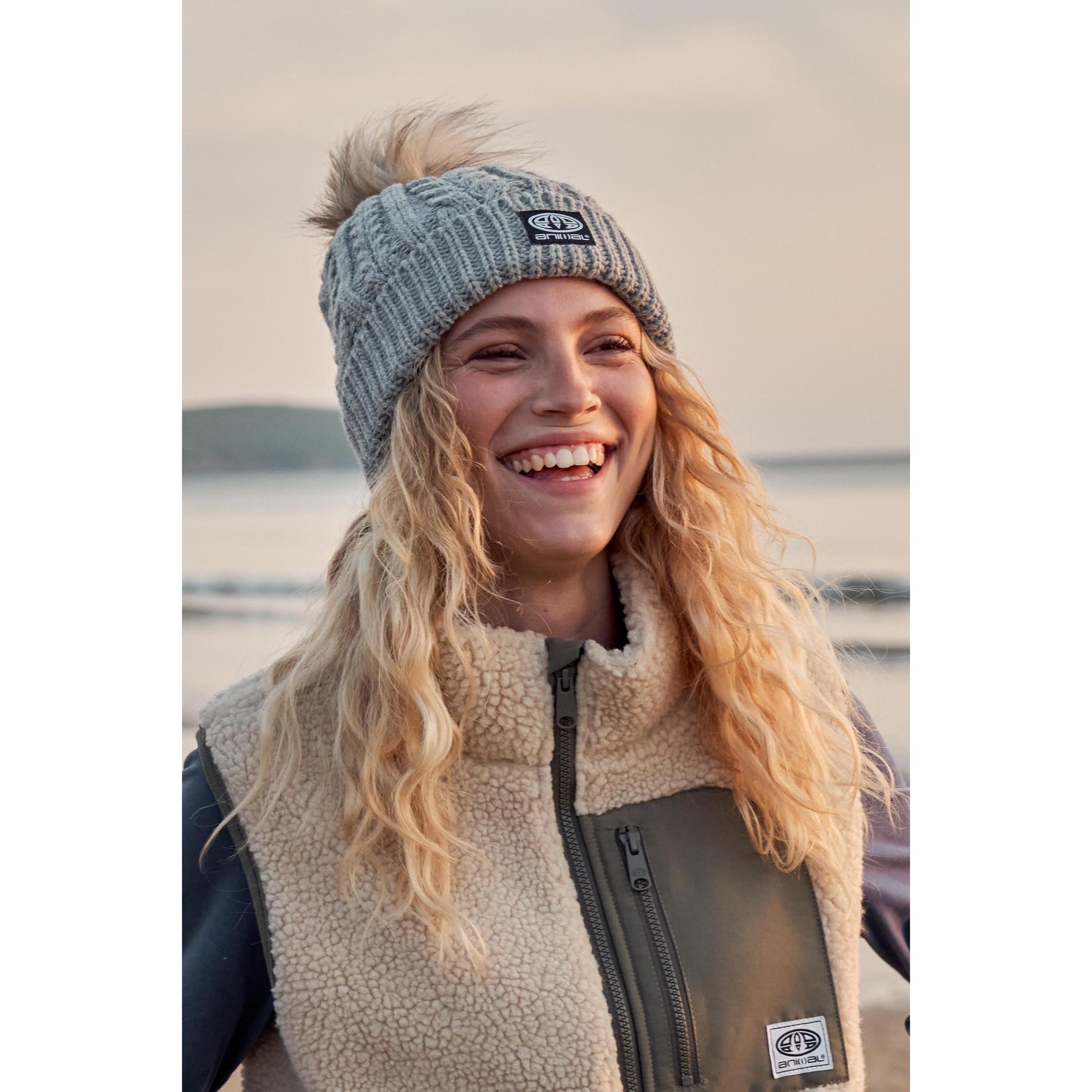 Womens/Ladies Becky Recycled Winter Hat (Grey) 2/4