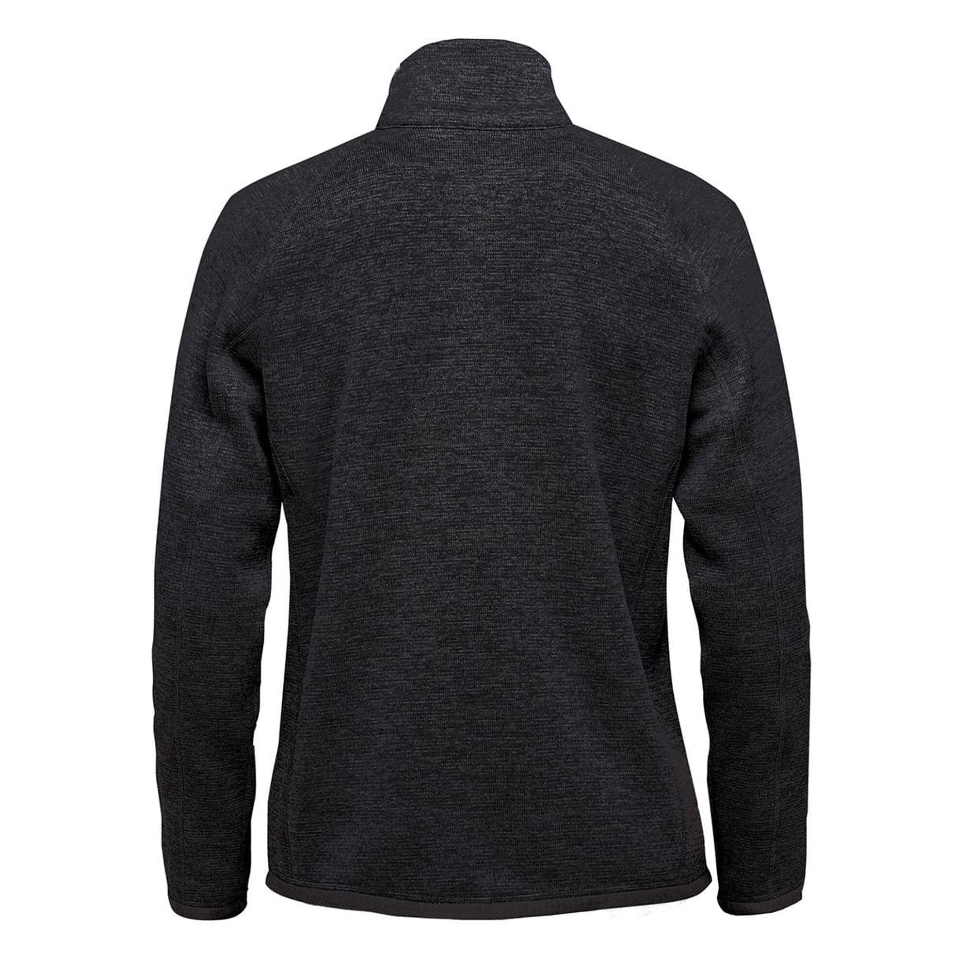 Womens/Ladies Avalanche Full Zip Fleece Jacket (Black) 2/3