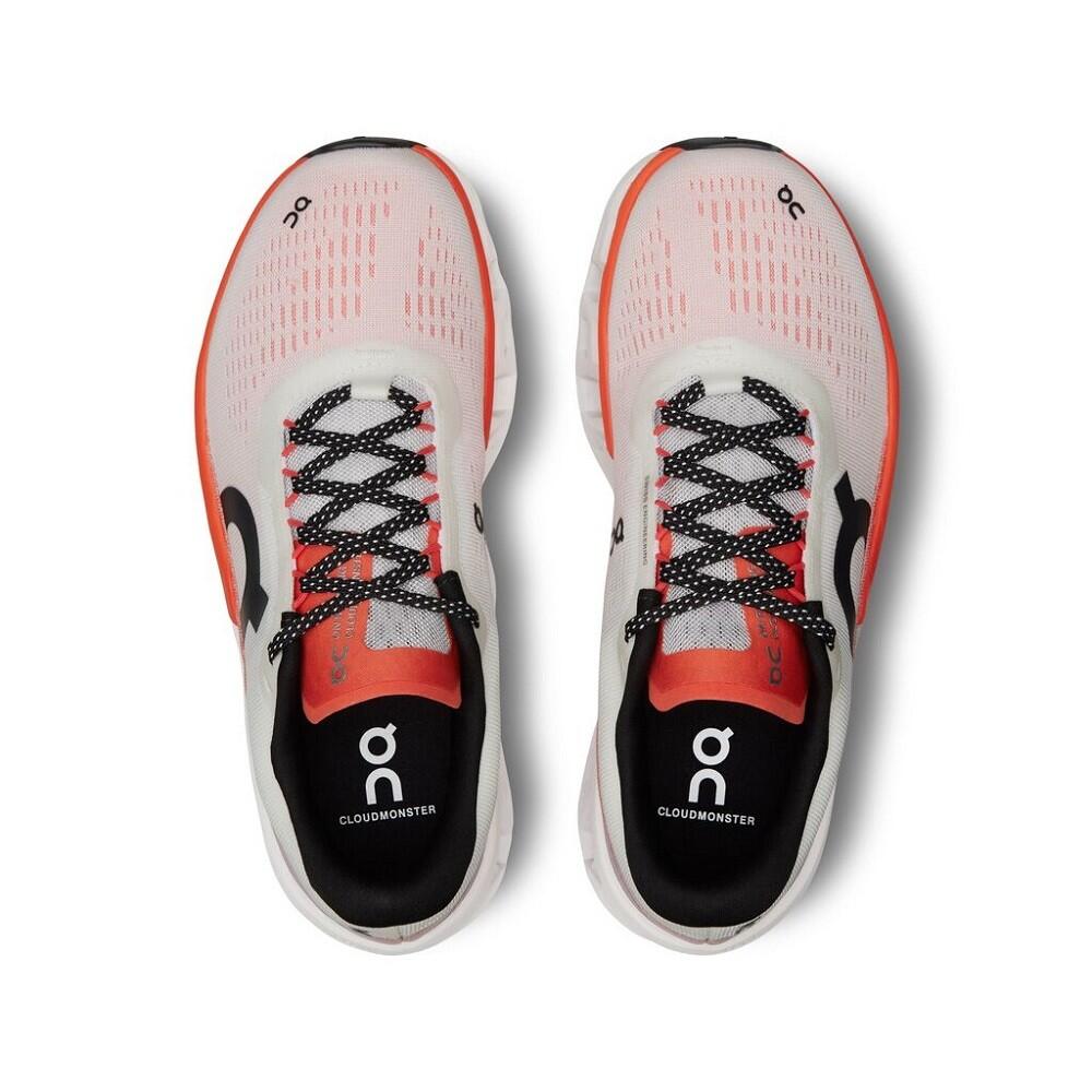 Zapatillas Cloudmonster 2 mujer Undyed/Flame running Mujer Blanco On Running 2/3