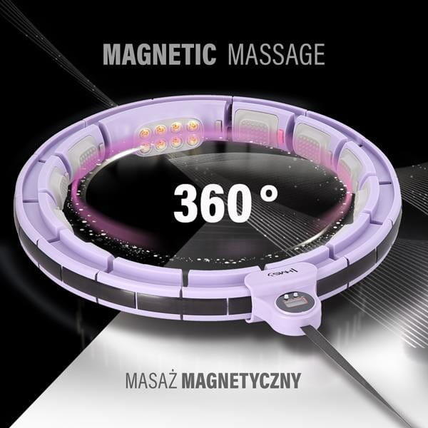 Sada masážní hula hoop HMS HHM13 a BR163 zeštíhlujícího pásu 7/7