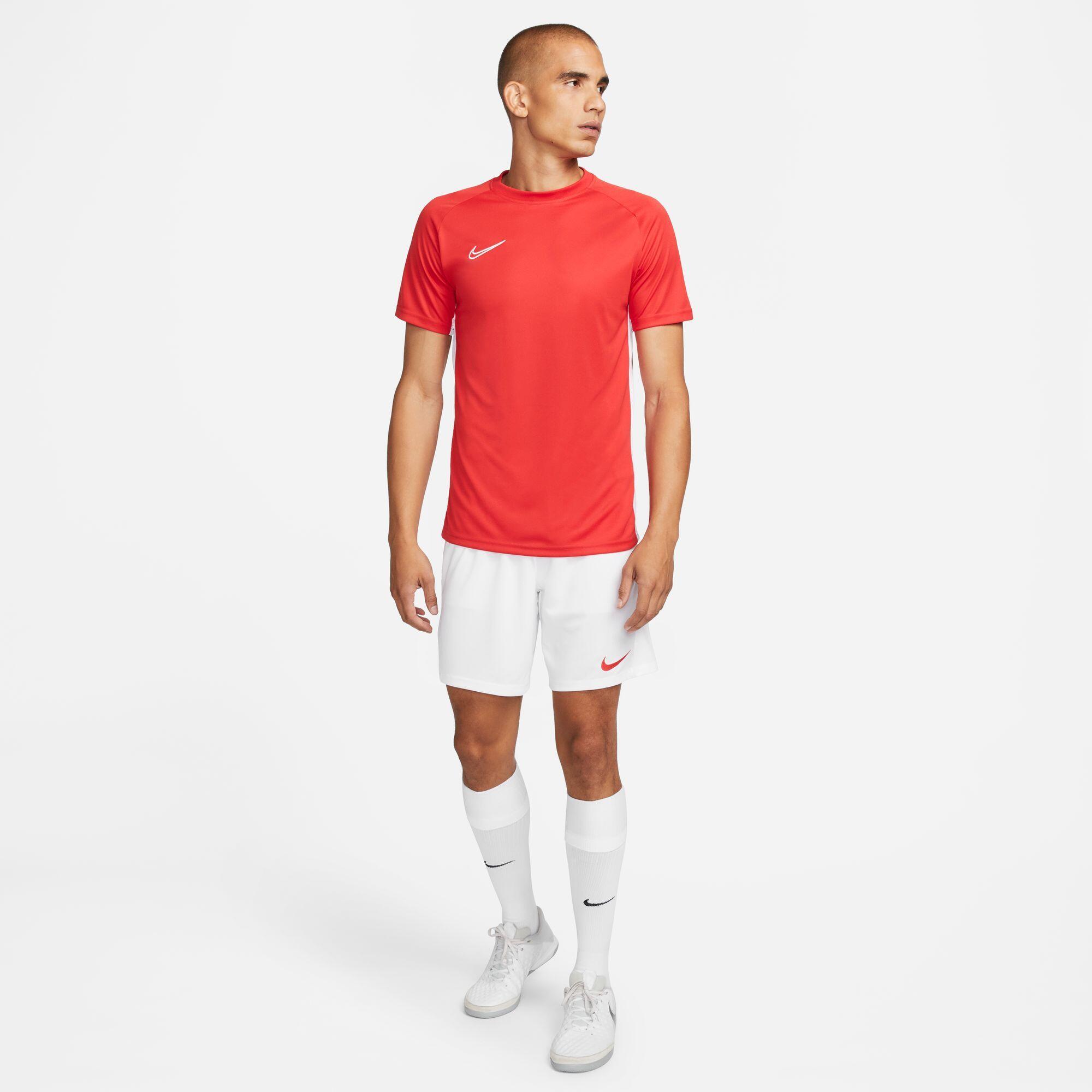 PANTALONCINO da calcio uomo nike bianco/rosso 3/4