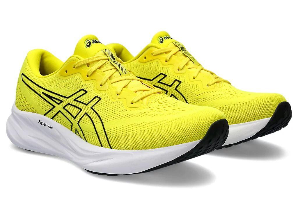 Scarpe da running uomo asics bright yellow/black 3/4