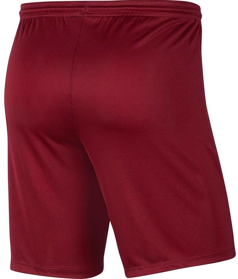 Spodenki dla dzieci Nike Dry Park III NB K bordowe BV6865 677