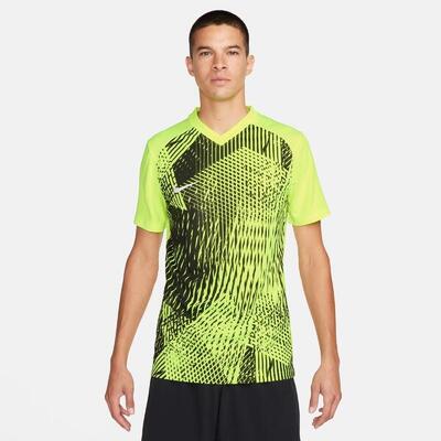Nike heren dri-fit voetbalshirt met korte mouwen - volt/zwart/wit