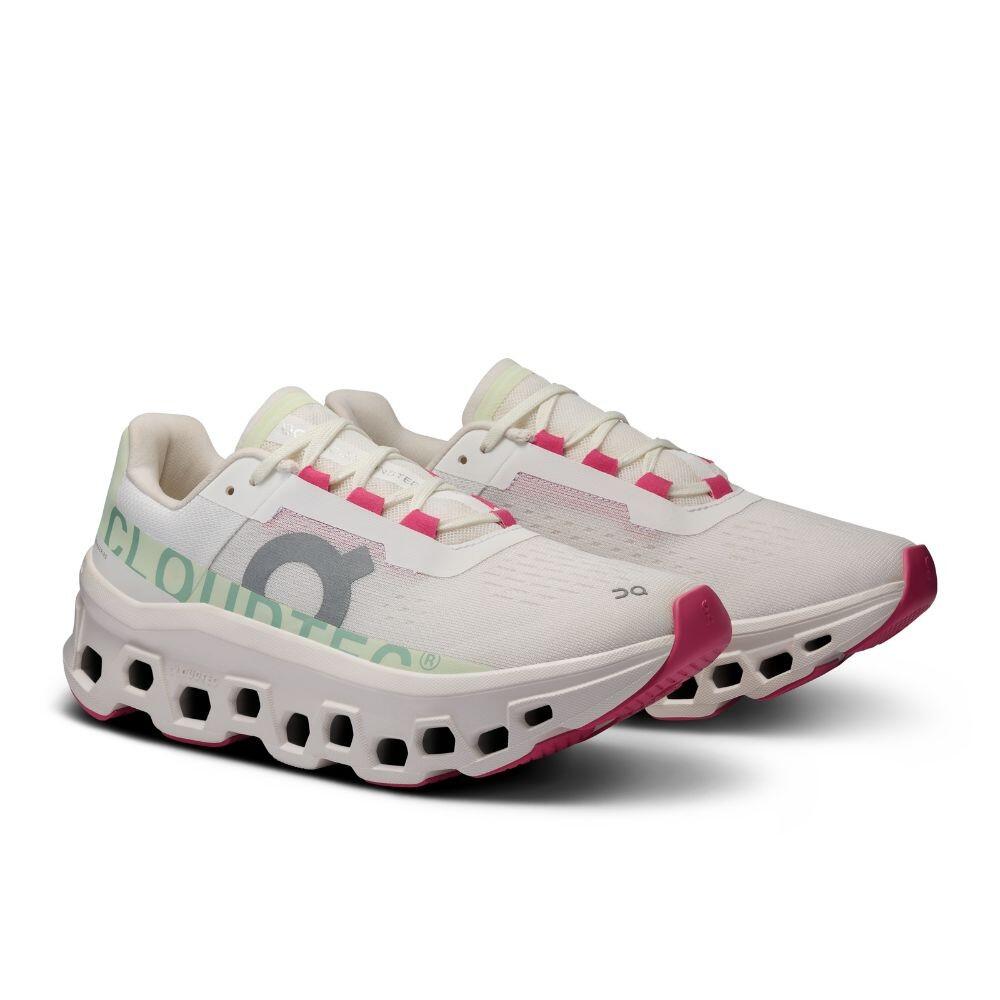 Zapatillas Cloudmonster Mujer White/Lima running Mujer Blanco On Running 2/5