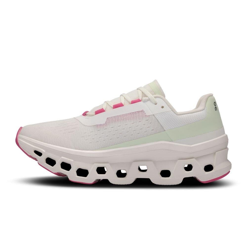 Zapatillas Cloudmonster Mujer White/Lima running Mujer Blanco On Running 3/5