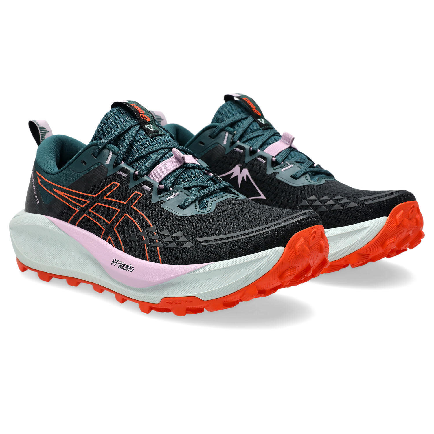 Zapatillas Trailrunning Mujer - ASICS Gel-Trabuco 13 W - Black/Nova Orange 2/7
