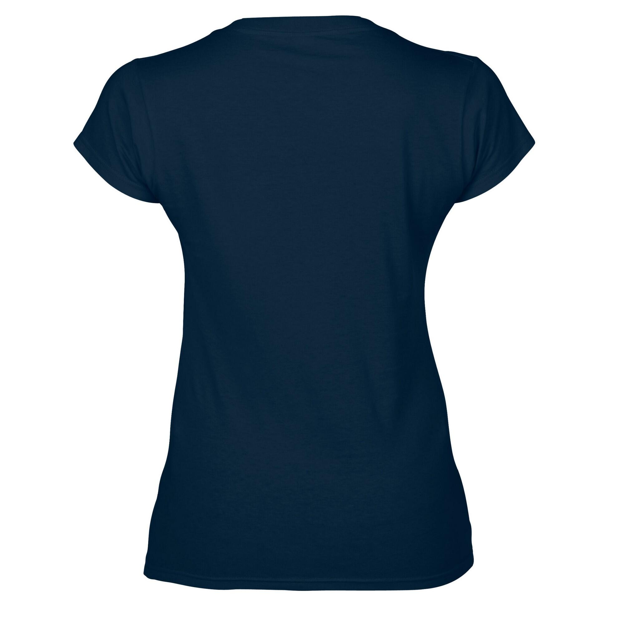 TShirt VAusschnitt für Damen Marineblau 2/3