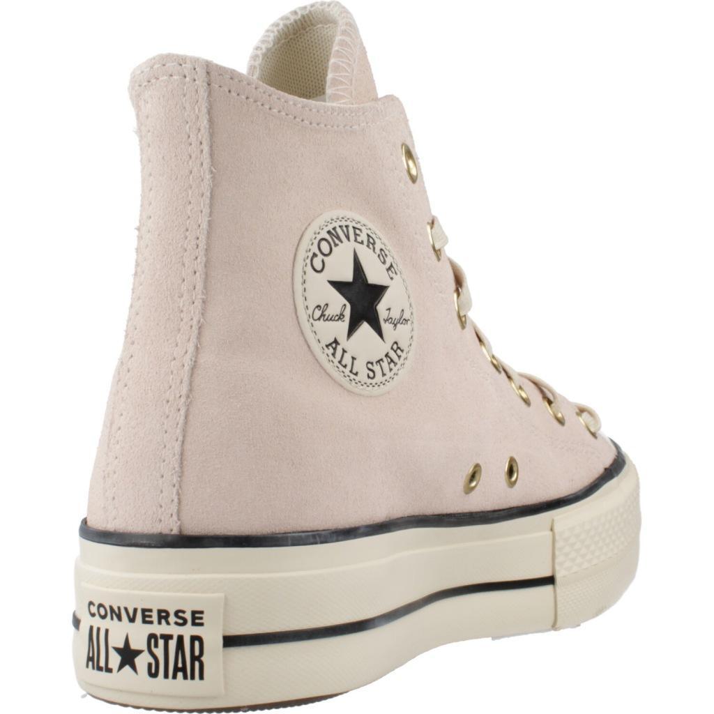 Baskets Converse Modèle Chuck Taylor All Star Lift Couleur Rose 3/6