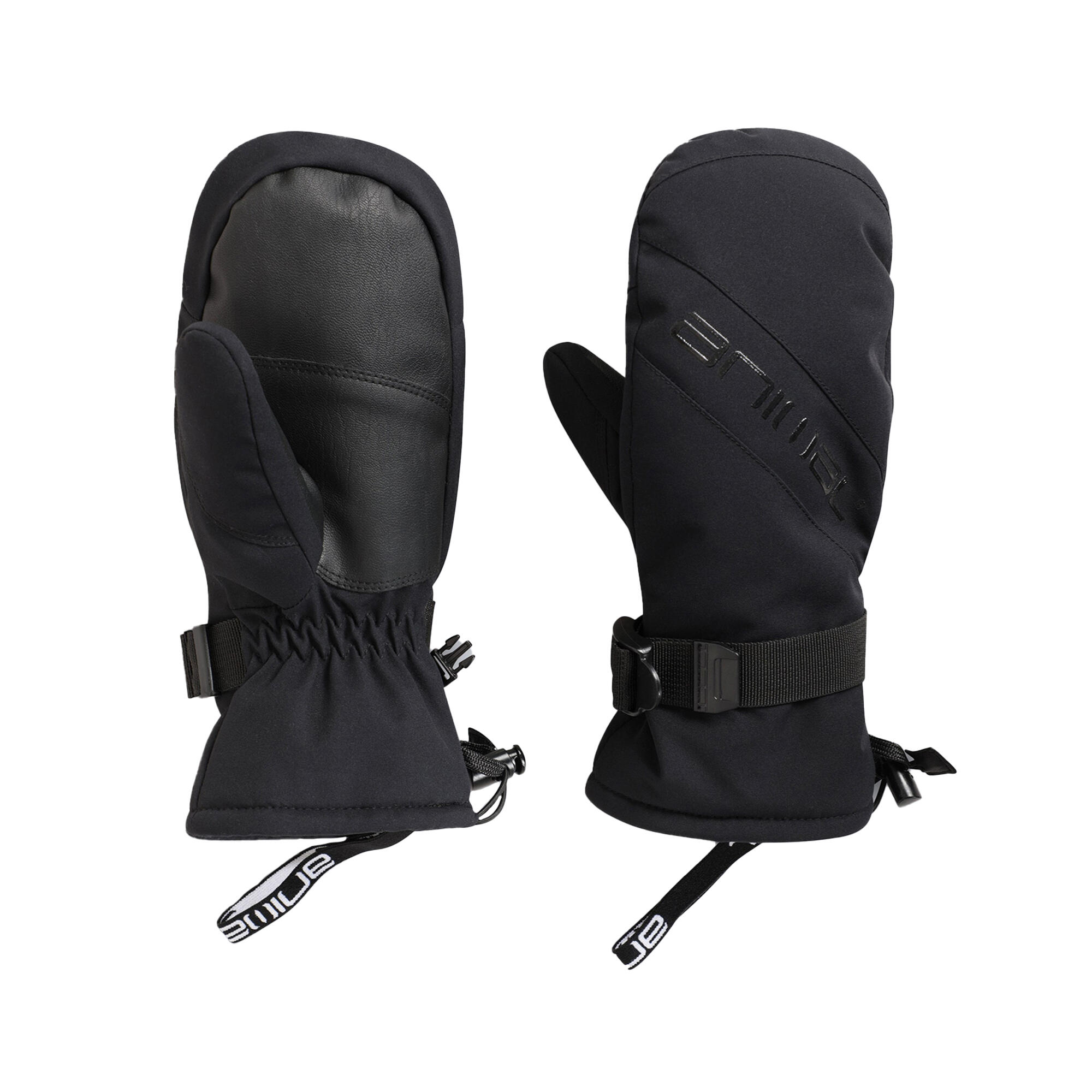 Donna Track Manopole Da Sci Animal Nero Corvino 3/3