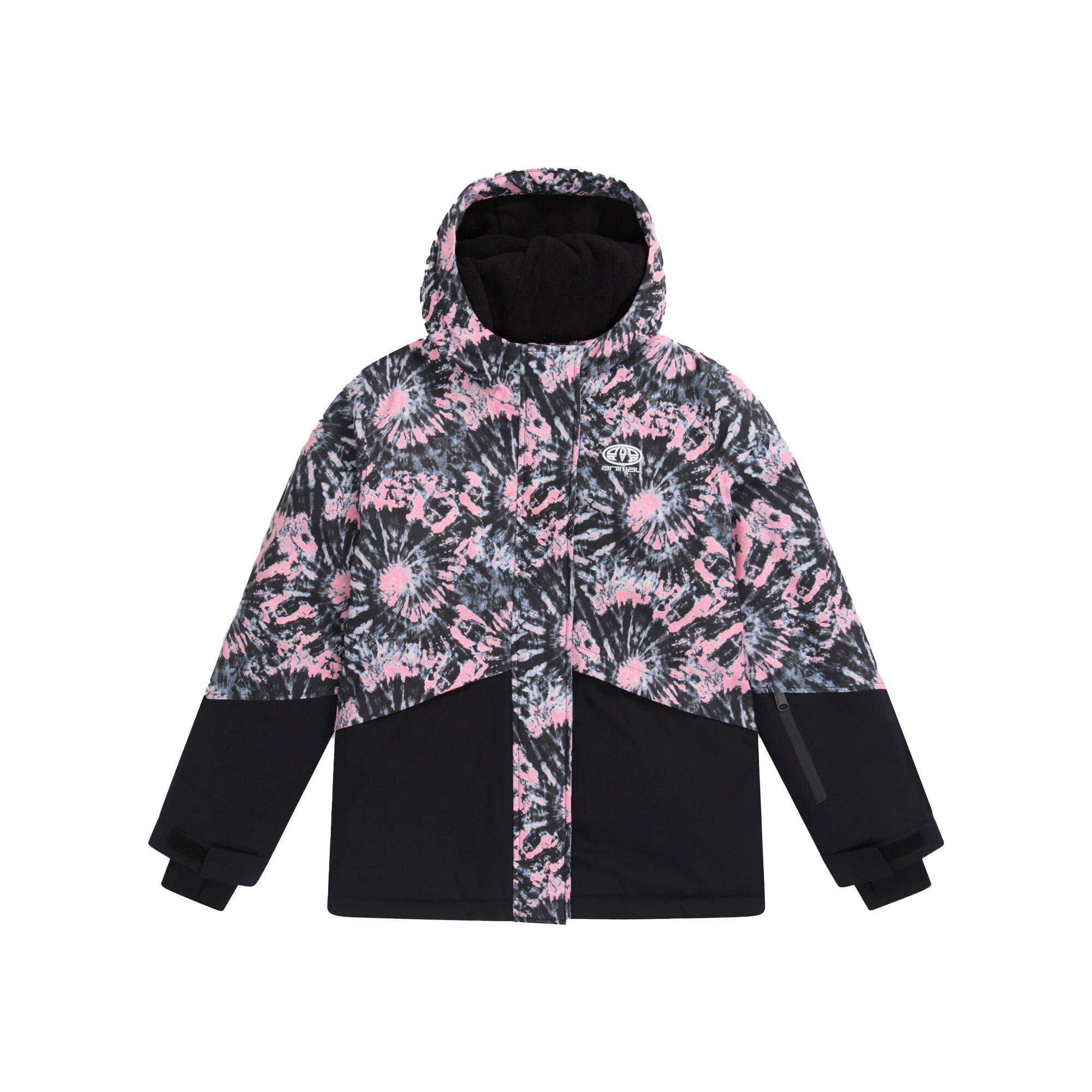 ANIMAL Childrens/Kids Whistler Printed Ski Jacket (Pink)