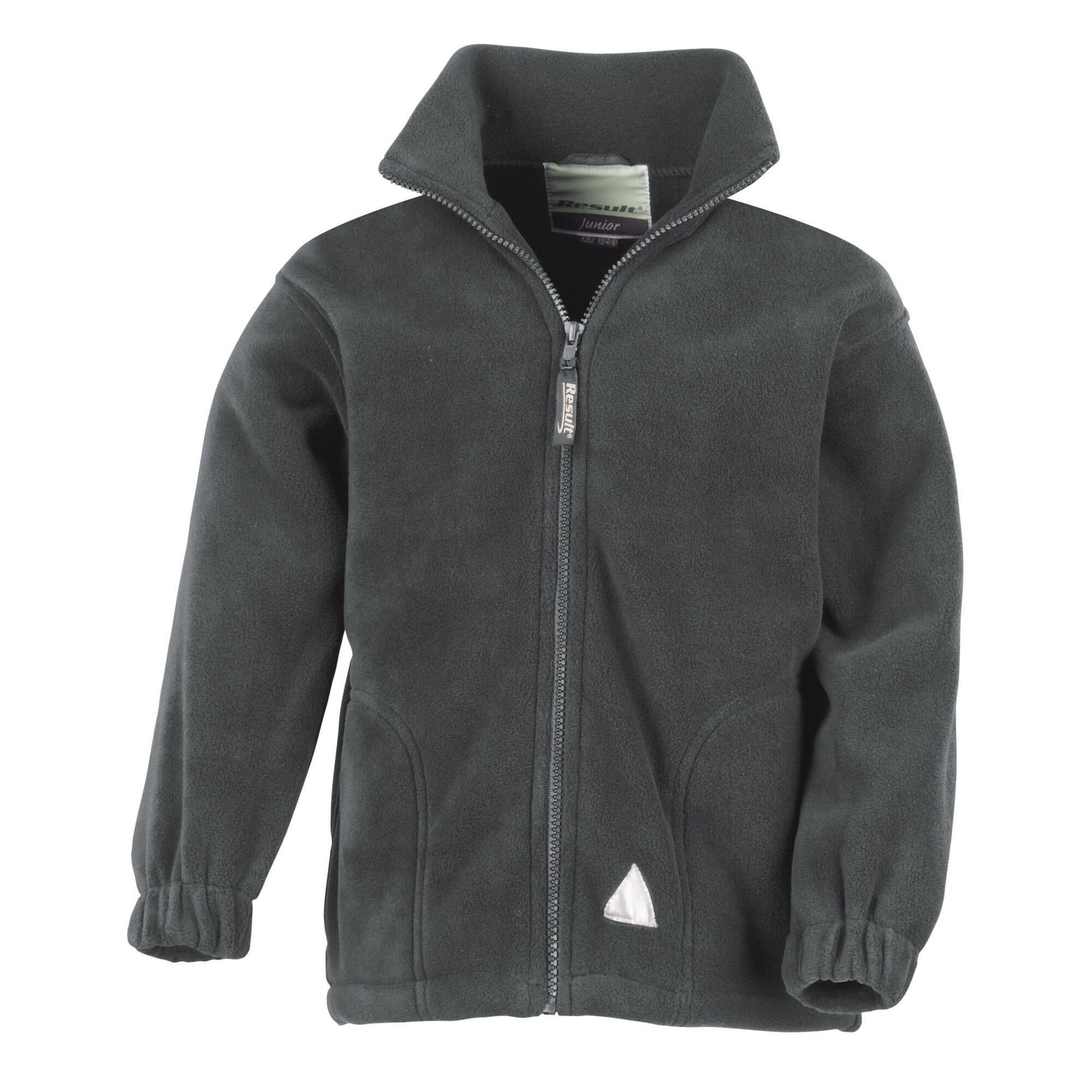 Fleecejacke für Kinder Hellgrau 2/3