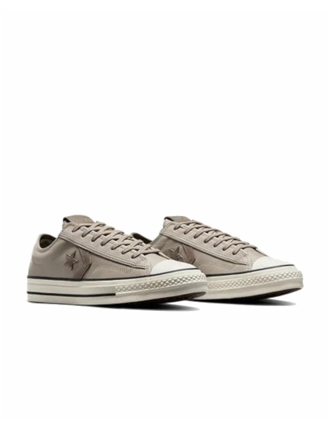 Chaussures pour hommes Converse Star Player76 en cuir beige 3/6