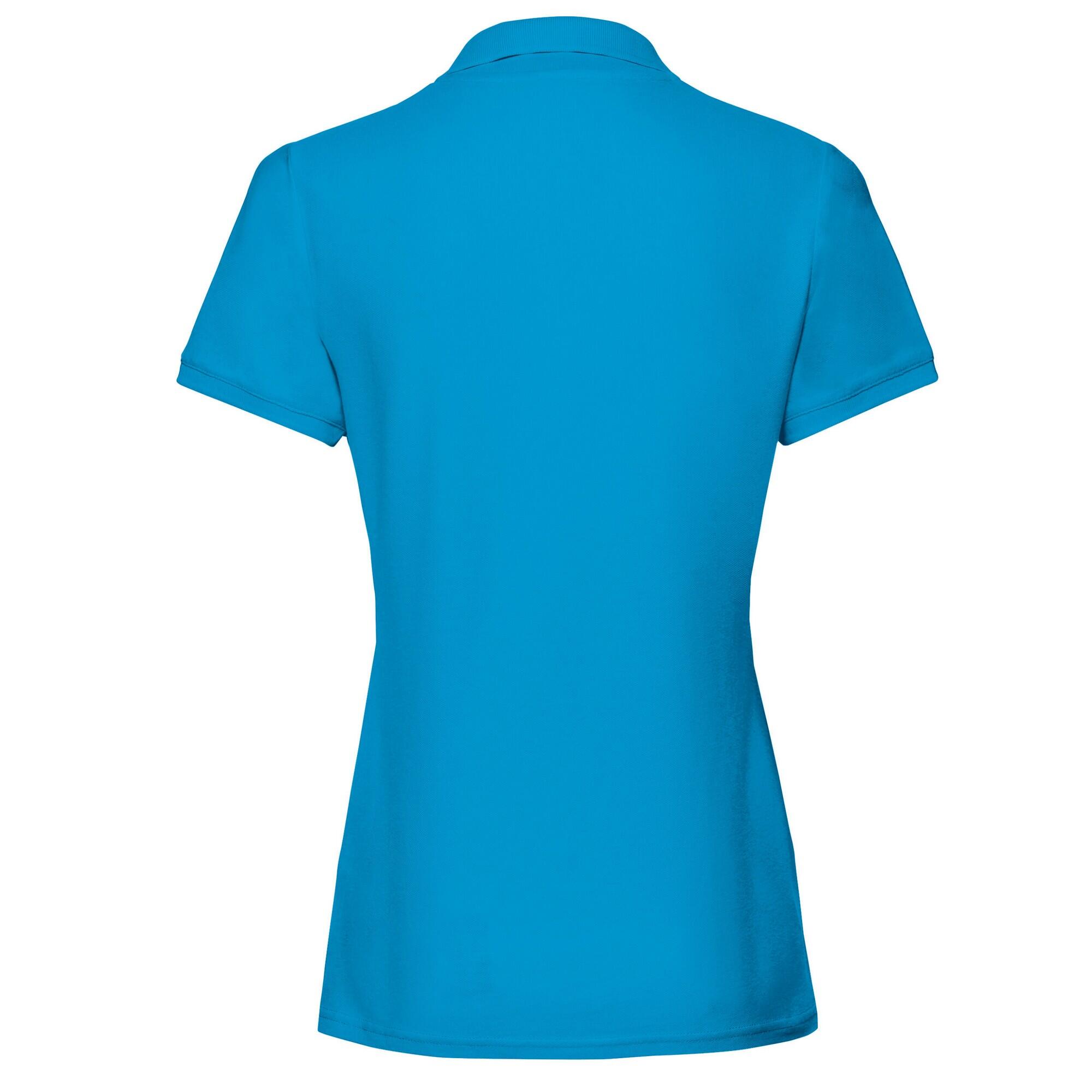 Polo Premium para Mujer Azul Azure 2/3