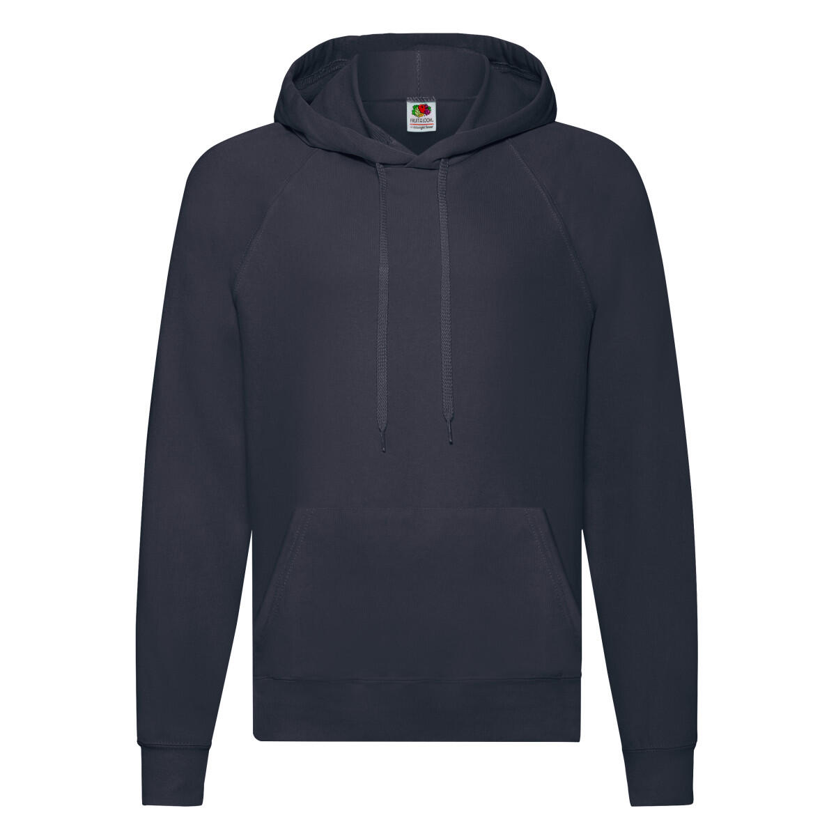 FRUIT OF THE LOOM Unisex Adult Lightweight Hooded Sweatshirt (Deep Navy)