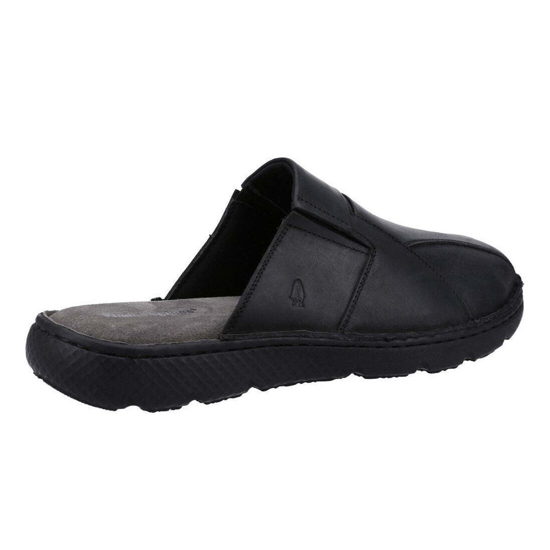 Mules "Carson", Leder Herren Schwarz 4/4