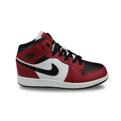 Schoenen 1 mid chicago black toe