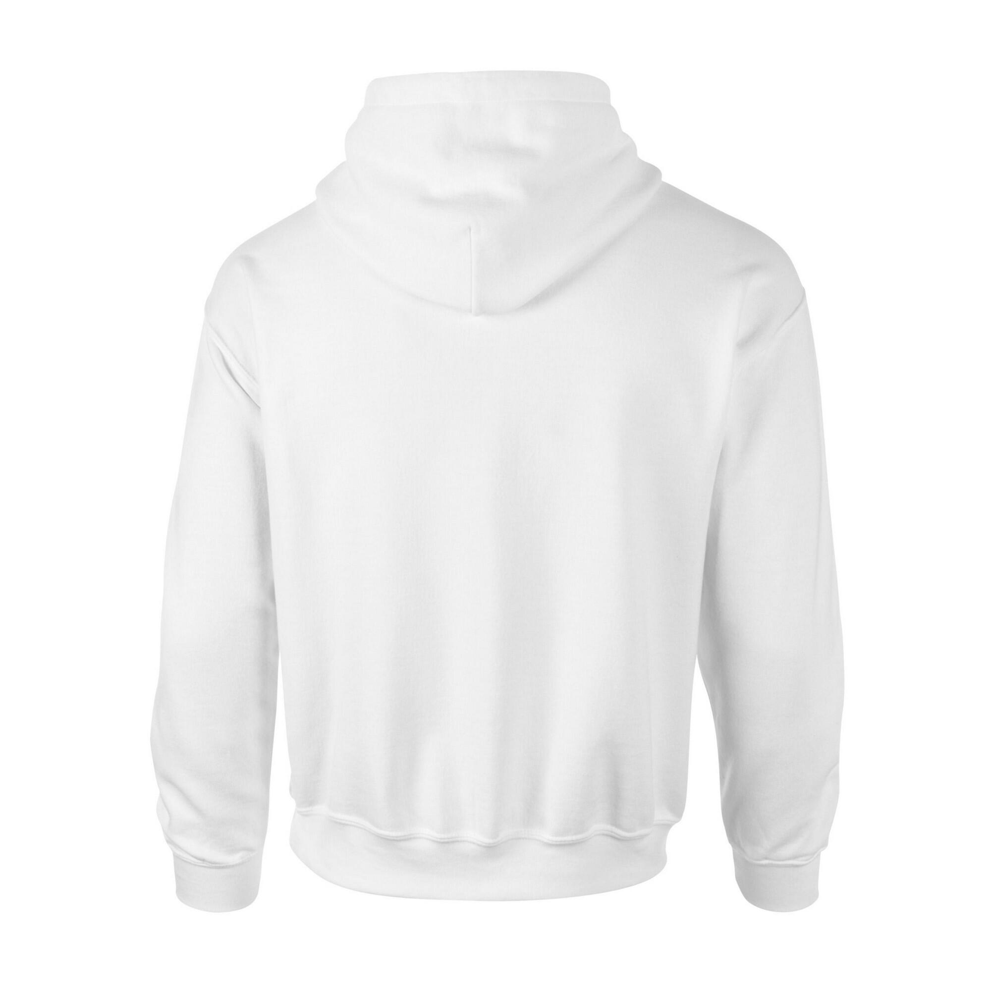 Unisex Adult DryBlend Hoodie (White) 2/3