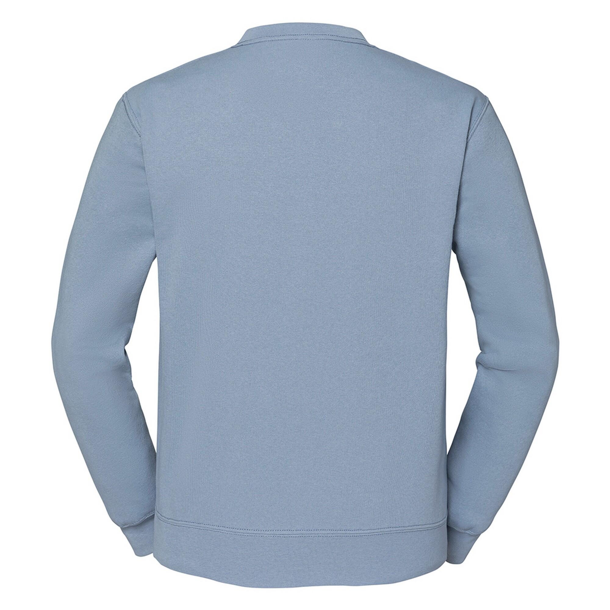 Klassik Drop Schulter Sweatshirt Herren Graublau 2/2